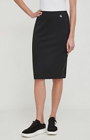 Spódnica midi Calvin Klein Jeans  czarna J20J223140