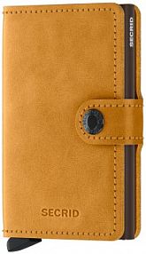 Portfel Secrid  żółty damski MV.Ochre