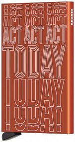 Portfel Secrid  pomarańczowy damski CLa.Act.Today