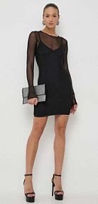 Kopertówka PATRIZIA PEPE  czarna 2B5460.L083