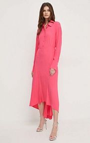 Sukienka maxi PATRIZIA PEPE  różowa 8A1271.A8I1