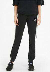 Spodnie  iconic t7, czarny, kobiety Puma damskie