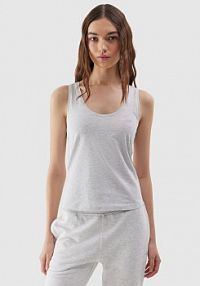 Top treningowy szary 4F 4FWSS24TSLEF041-27M