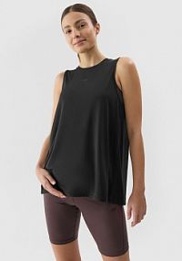 Top treningowy czarny 4F 4FWSS24TFTSF863-20S