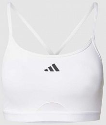 Biustonosz typu bralette z nadrukiem z logo Adidas Training biały EAN IU1745