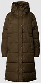 Płaszcz pikowany z wpuszczanymi kieszeniami s.Oliver RED LABEL oliwkowy damski EAN 2117031