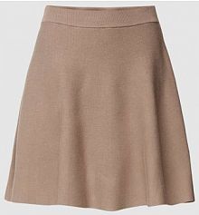 Spódnica mini z elastycznym pasem model FONNY YAS szara EAN NOS Mini Skater