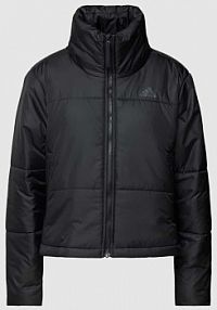 Kurtka pikowana ze stójką i nadrukiem z logo ADIDAS SPORTSWEAR czarna damska EAN HG8757