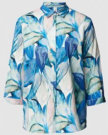 Bluzka z dodatkiem bawełny model Clay TONI niebieska damska EAN 78-40  1438-02