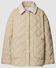 Kurtka pikowana z wykładanym kołnierzem IQ Studio beżowa damska EAN 4020