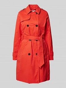 Trencz z wiązanym paskiem s.Oliver RED LABEL różowy EAN 2141421