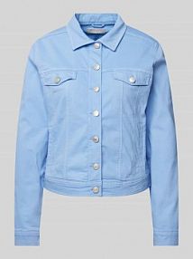 Kurtka jeansowa z wykładanym kołnierzem model FRVOTWILL Fransa niebieska damska EAN Coloured Denim2