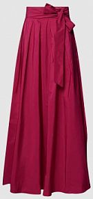 Długa spódnica z wiązanym detalem Swing różowa EAN 2AD00700