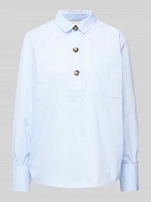 Bluzka z kieszenią na piersi model Flynn FREE/QUENT niebieska damska EAN 121815