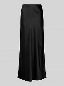 Długa spódnica z elastycznym pasem model PELLA YAS czarna EAN Satin Maxi2/3