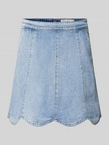 Spódnica jeansowa ze szwami działowymi YAS niebieska EAN 26033237