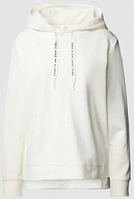 Bluza z kapturem z rozporkami po bokach s.Oliver RED LABEL biała damska EAN 2141861