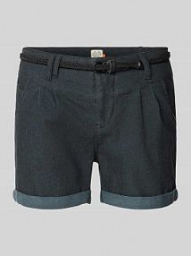 Szorty jeansowe o kroju regular fit z paskiem model Heeven Ragwear czarne EAN 2411-50005