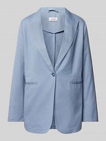 Żakiet w jednolitym kolorze z lamowanymi kieszeniami s.Oliver RED LABEL szary EAN 2143879