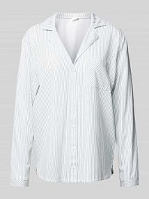 Góra od piżamy ze wzorem w paski model Everyday s.Oliver RED LABEL oliwkowa damska EAN AK-148-45