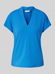 Bluzka ze stójką model Yrsa FREE/QUENT niebieska damska EAN VN Schlupf2