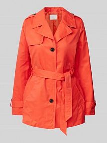 Trencz z wiązanym paskiem s.Oliver RED LABEL różowy EAN Trench 1 Reihig