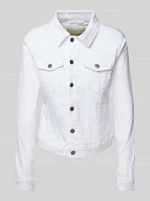 Kurtka jeansowa z kieszeniami z patką model Rock FREE/QUENT biała damska EAN 202135