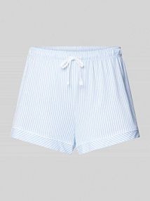 Szorty od piżamy ze wzorem w paski model Everyday s.Oliver RED LABEL niebieska damska EAN AK-147-45