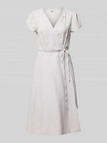 Sukienka kopertowa o długości do kolan w jednolitym kolorze Ragwear EAN 2411-20042