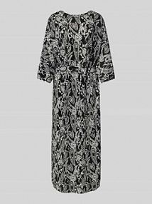 Sukienka midi z wzorem paisley s.Oliver RED LABEL czarna EAN 2147822