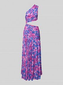 Sukienka wieczorowa z wycięciem ADLYSH niebieska EAN 75231-0320