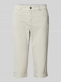 T-shirt z wyhaftowanym logo Angels damski EAN Capri BW Turn Up