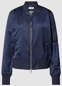 Bomberka z dwustronnym zamkiem błyskawicznym model DONNA IQ Studio niebieska EAN 4013