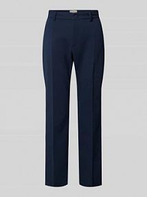 Spodnie materiałowe o skróconym kroju slim fit model Isadora FREE/QUENT granatowe damskie EAN 121469