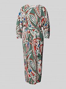 Sukienka midi z wzorem paisley s.Oliver RED LABEL zielona EAN 2147822