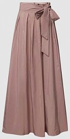 Długa spódnica z wiązanym detalem Swing różowa EAN 2AD00700