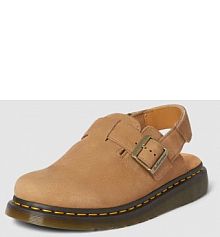 Klapki z paskiem na pięcie model Jorge II Dr. Martens beżowe EAN Jorge II