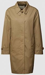 Płaszcz z wykładanym kołnierzem model CAR COAT Gant oliwkowy damski EAN 4751114