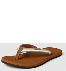 Japonki z detalem z logo model FREEDOM Rip Curl brązowe damskie EAN Flip Flip Bunter