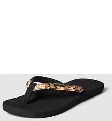 Japonki z detalem z logo model FREEDOM Rip Curl czarne damskie EAN Flip Flip Bunter