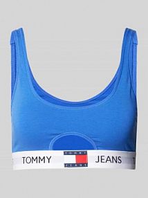 Stanik z wycięciem model HERITAGE Tommy Hilfiger niebieski EAN UW0UW05345
