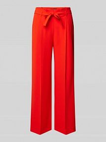 Spodnie z zakładkami w pasie Windsor czerwone damskie EAN 30043345
