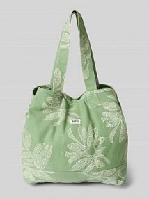Torba shopper ze wzorem na całej powierzchni model JUNO Barts zielona EAN 6325