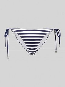 Figi bikini z bocznymi wiązaniami model CUSTE Barts niebieskie EAN 1170