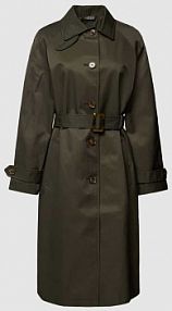 Trencz z paskiem Lauren Ralph Lauren oliwkowy EAN MTL RAIN HBK KNÖ