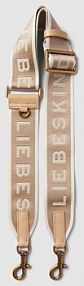 Pasek na ramię z napisem z logo model FANCY liebeskind berlin beżowy damski EAN 2140004