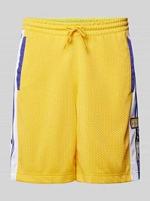 Szorty z wyhaftowanym logo model ADIBRK adidas Originals żółte damskie EAN IS2471