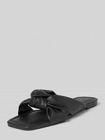 Klapki z wiązanym detalem model MILLIE Only czarne EAN ONLMILLIE-4 KNOT