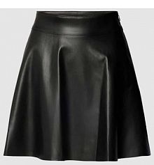 Spódnica mini z imitacji skóry model ANDY Noisy May czarna EAN 27028748