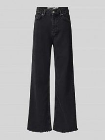 Jeansy z niskim stanem i 5 kieszeniami Sixth June czarne damskie EAN 34130-PACK8